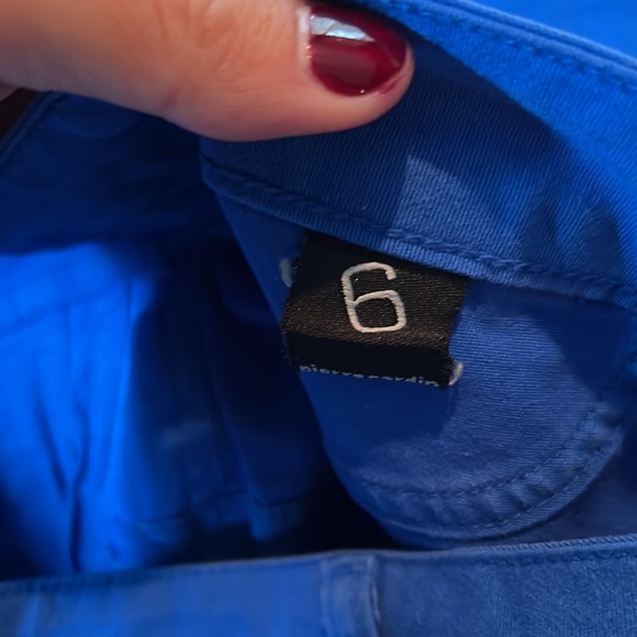 Cobalt Blue Pierre Cardin Straight Leg Pant - Picture 4 of 5